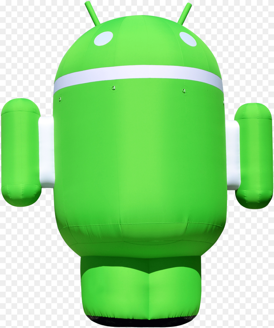 Giant Green Inflatable Android By Lookourway Png