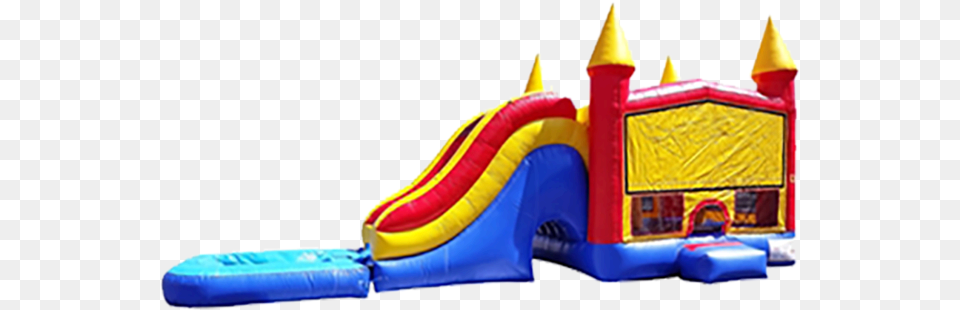 Giant Kingdom Castle Water Slide Combo Water Slide, Inflatable, Play Area, Outdoors, Toy Free Transparent Png