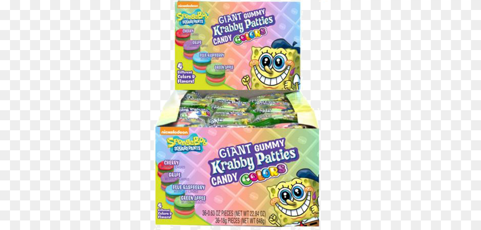 Giant Krabby Patties Colours Spongebob Squarepants, Food, Sweets, Gum Png