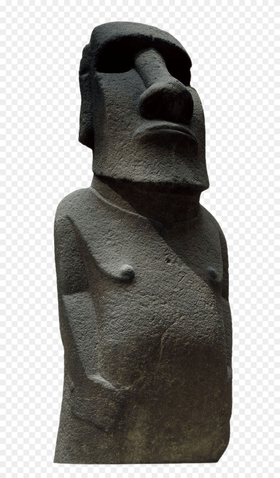 Giant Moai Statue, Adult, Male, Man, Person Png Image