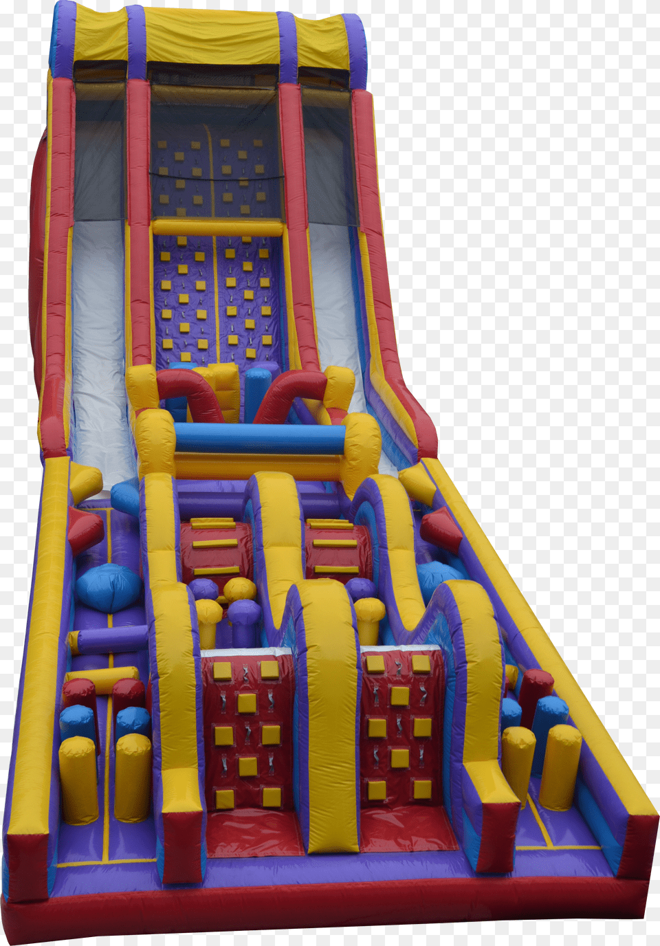 Giant Obstacle Course Inflatable Bouncy House Obstacle Course Free Transparent Png