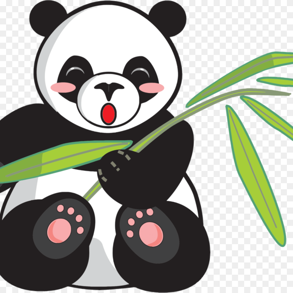 Giant Panda Clipart Clipart Download, Plant, Food, Fruit, Produce Free Png