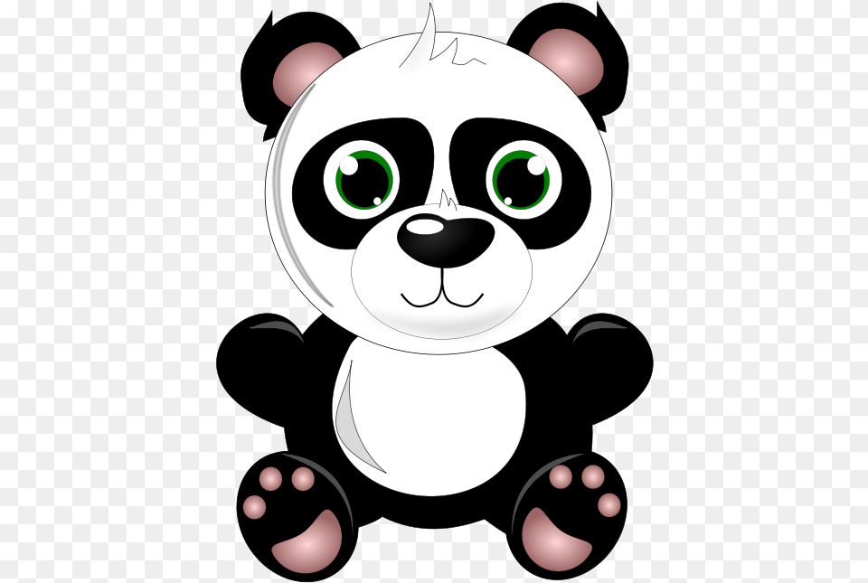 Giant Panda Cute Panda Eating, Nature, Outdoors, Snow, Snowman Free Png Download