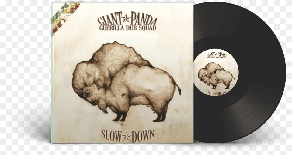 Giant Panda Guerilla Dub Squad Slow Down, Animal, Buffalo, Mammal, Wildlife Free Png Download