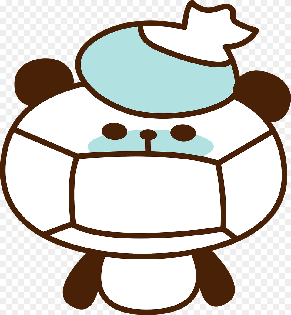 Giant Panda Has A Cold Clipart Png