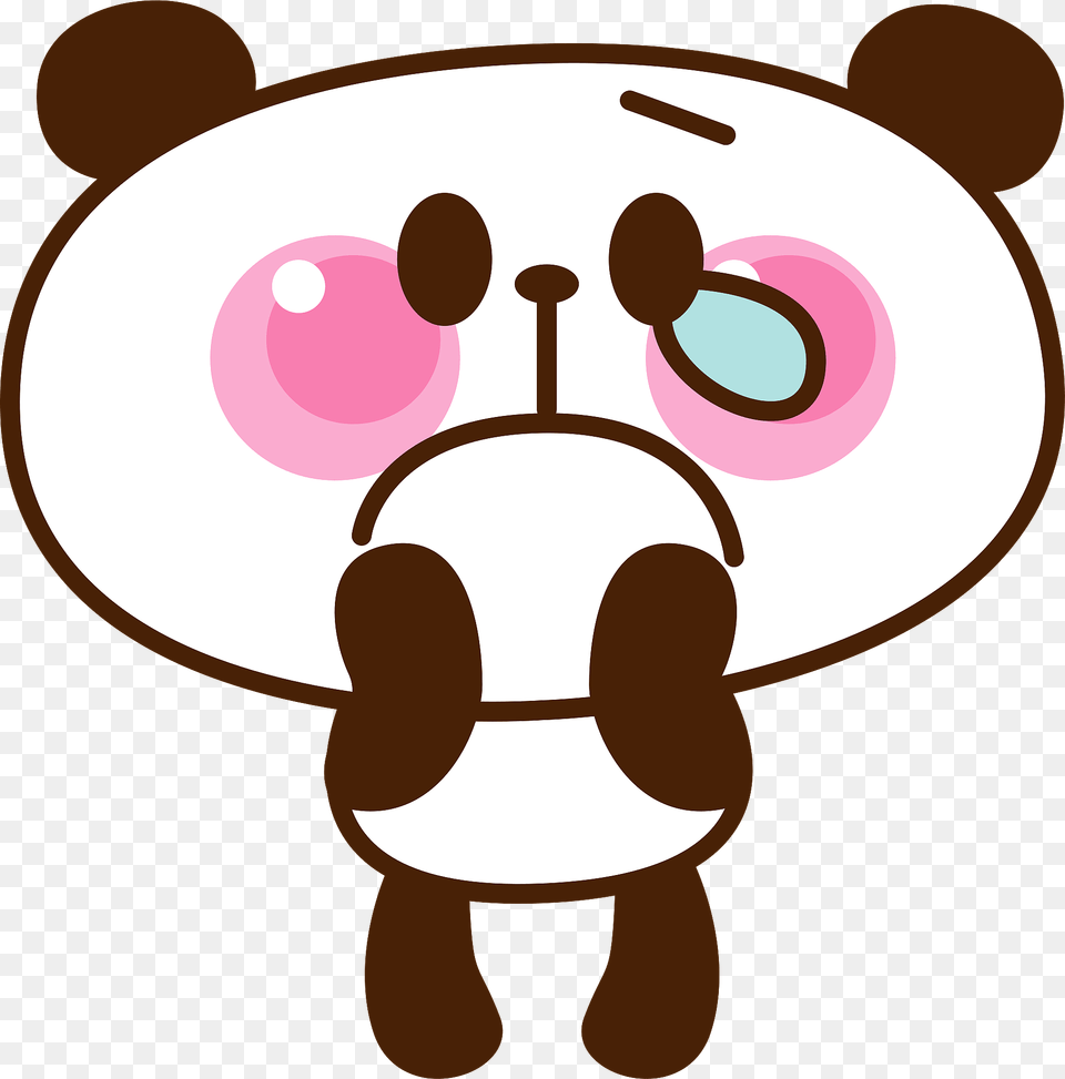 Giant Panda Is Crying Clipart Png Image