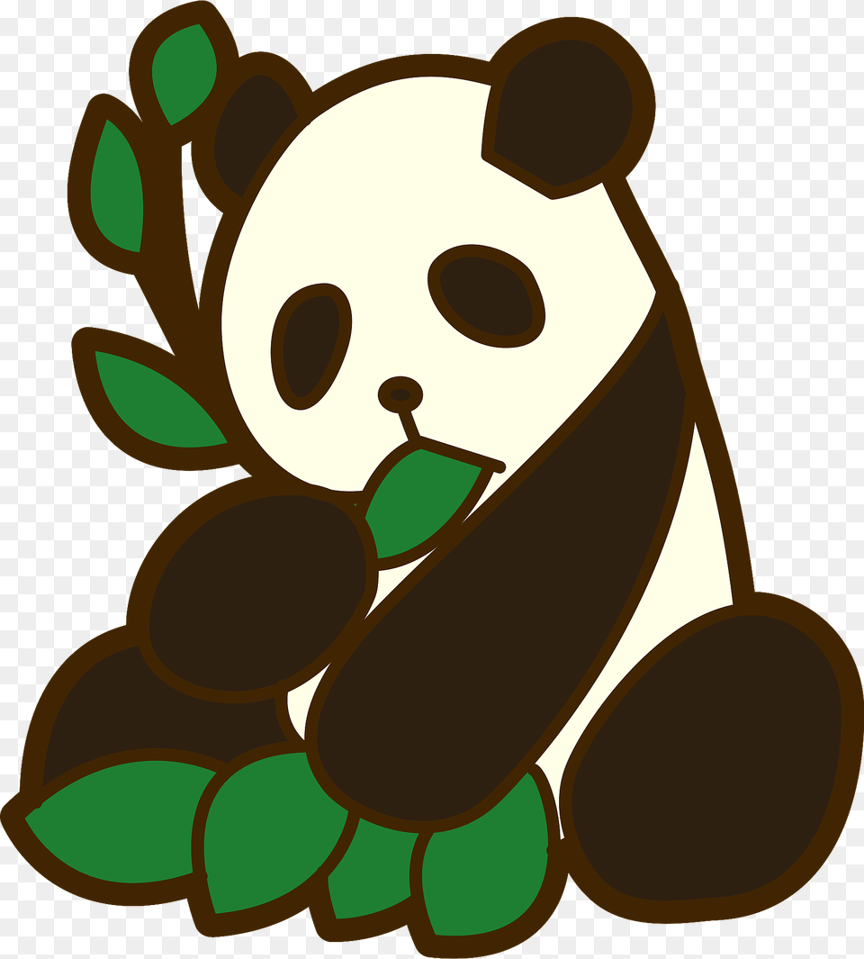 Giant Panda Is Eating Bamboo Clipart, Animal, Wildlife, Ammunition, Grenade Png