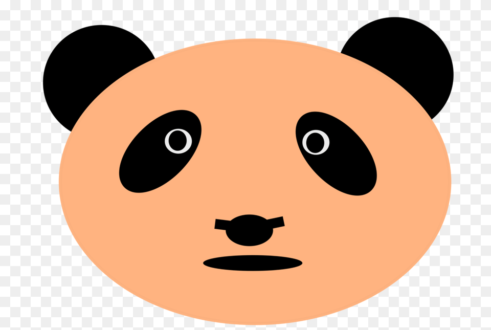 Giant Panda Mammal Animation Head Animal, Astronomy, Moon, Nature, Night Png Image