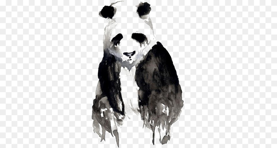 Giant Panda Watercolor Painting Oogway Drawing Art Abstract Panda Art, Stencil, Adult, Bride, Female Free Png