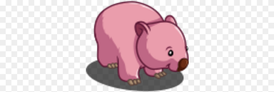 Giant Pink Wombat Animal Figure, Piggy Bank, Mammal, Pig Free Transparent Png
