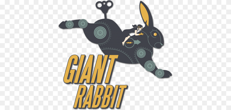 Giant Rabbit Giant Rabbit Logo, Animal, Mammal Free Png Download