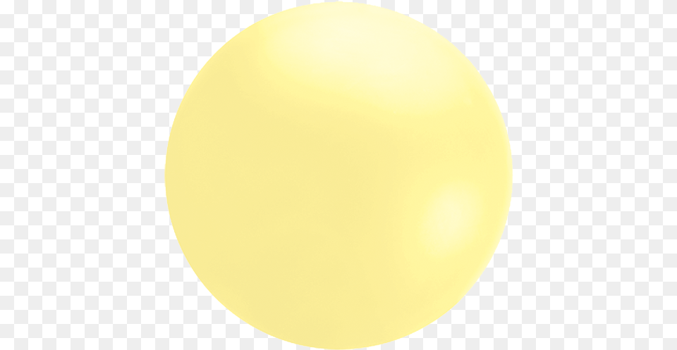 Giant Round 4 Foot Pastel Yellow Dot, Sphere, Balloon, Astronomy, Moon Png Image