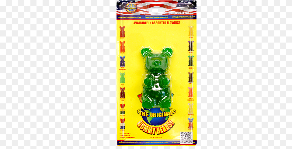 Giant Sour Apple Gummy Bear Bears Gummies Cold Pack Gummy Bear, Food, Sweets, Qr Code Png