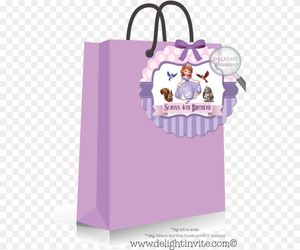 Giant Wall Decals Image Sofia The First Birthday Tag, Bag, Shopping Bag, Baby, Person Free Png
