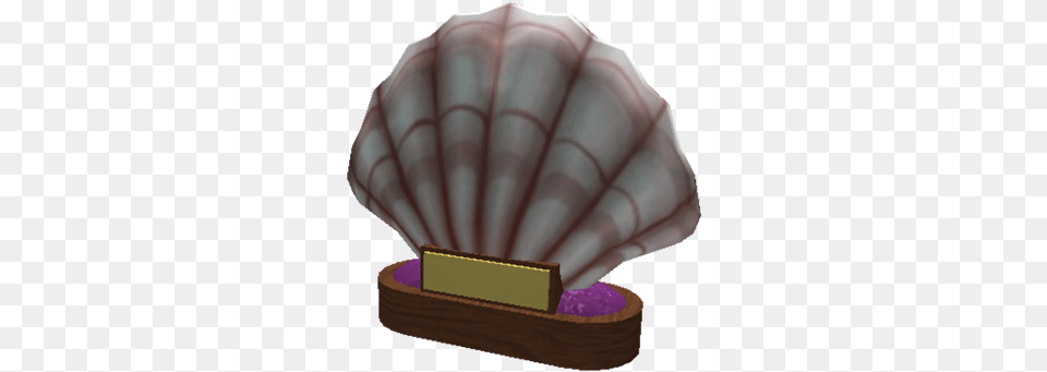 Giantseashelltrophy Seashell Trophy Bloxburg, Animal, Clam, Food, Invertebrate Free Png Download