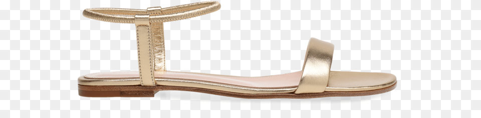 Gianvito Rossi Jaime Flat Sandals In Gold U2014 Ufo No More Hand, Clothing, Footwear, Sandal Png Image