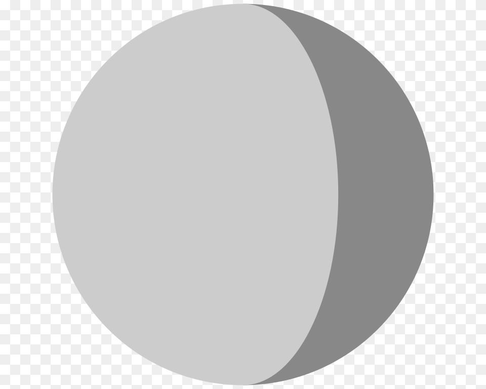 Gibbous Crescent Half Ellipse In Circle, Sphere, Astronomy, Moon, Nature Free Transparent Png