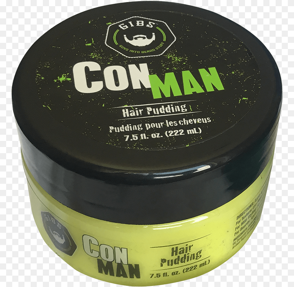 Gibs Con Man Hair Pudding Eye Shadow, Face, Head, Person, Bottle Free Transparent Png