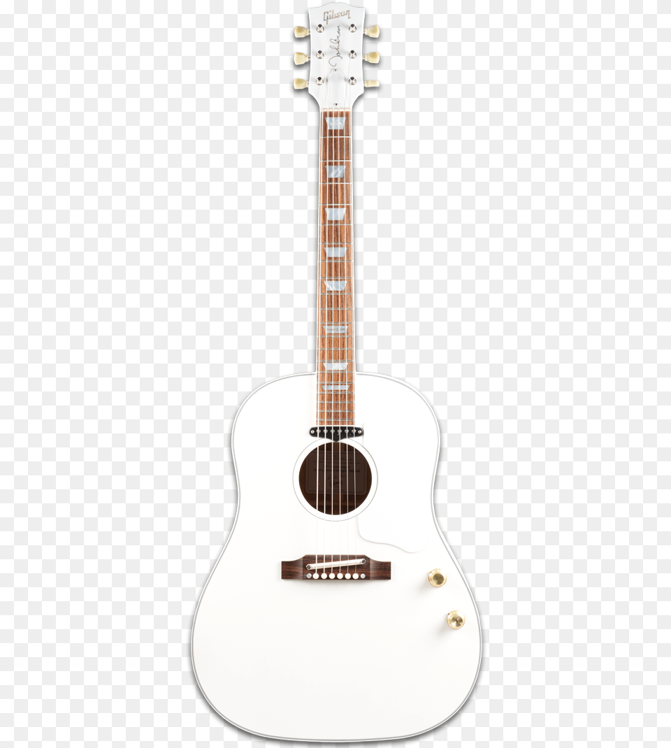Gibson Custom 70th Annv Acoustic Guitars White Colour, Guitar, Musical Instrument Png Image