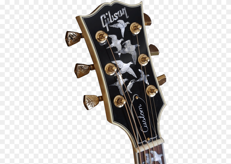 Gibson Doves In Flight Guitar Gibson Les Paul, Musical Instrument, Bass Guitar, Animal, Bird Free Png Download