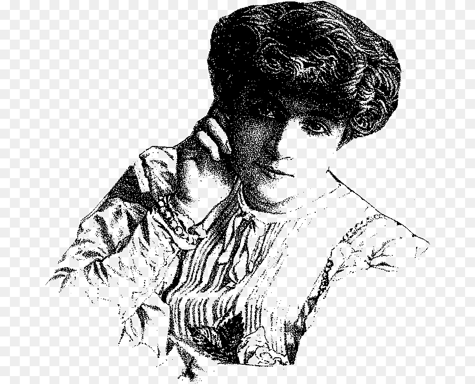 Gibson Girl Transparent, Silhouette, Person Png Image