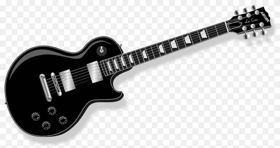 Gibson Guitar Black Clipart, Electric Guitar, Musical Instrument Free Png Download