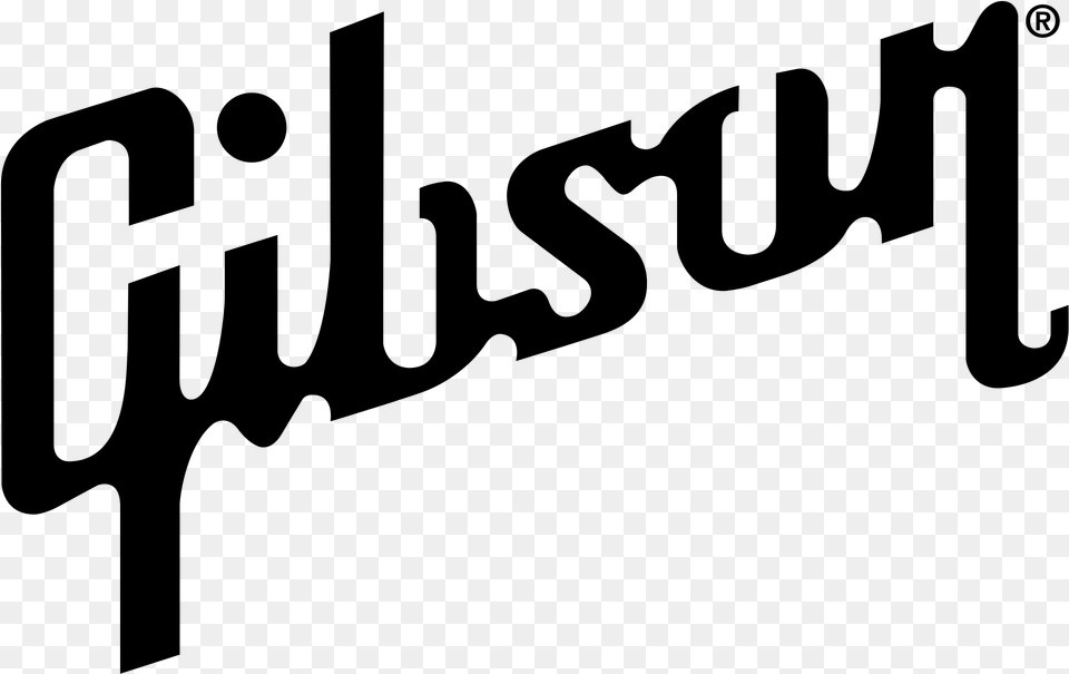 Gibson Guitar Logo, Gray Free Png