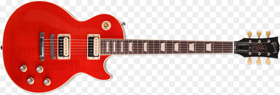 Gibson Slash Vermillion Les Paul Duesenberg Starplayer Tv Red, Bass Guitar, Guitar, Musical Instrument, Electric Guitar Free Transparent Png