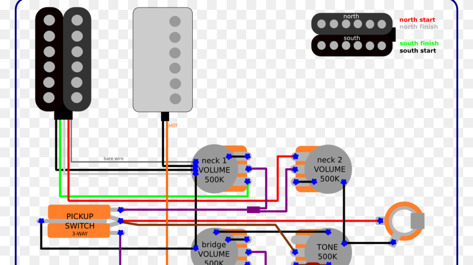 Gibson Wiring Humbuckers Clipart Humbucker Pickup Gibson Gibson Les Paul Wiring Free Png Download