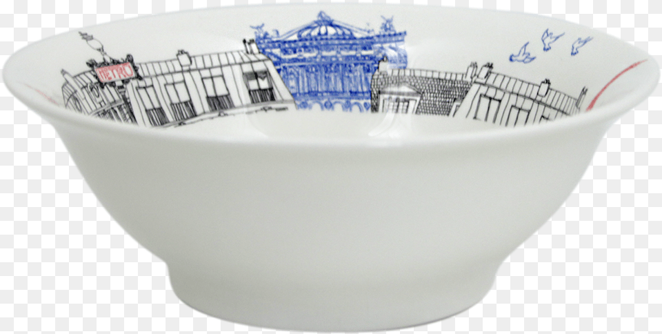 Gien Gien Ca C Est Paris Cereal Bowl Bowl, Art, Porcelain, Pottery, Soup Bowl Free Png