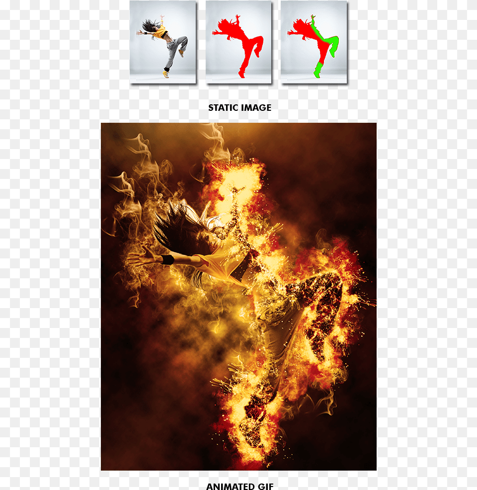 Gif Animated Fire Photoshop Action By Smartestmind Gif, Child, Collage, Boy, Male Png