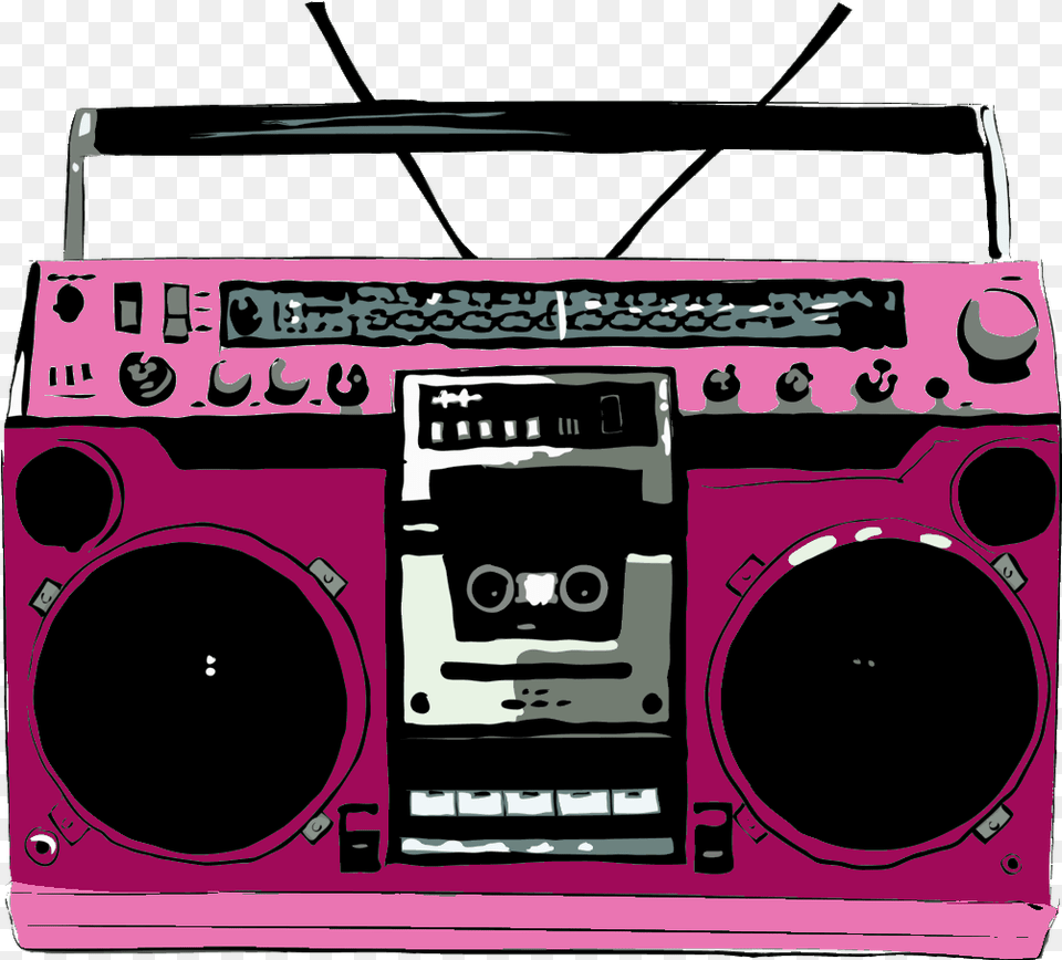 Gif Boombox Background Boombox Clipart Electronics, Stereo Free Transparent Png