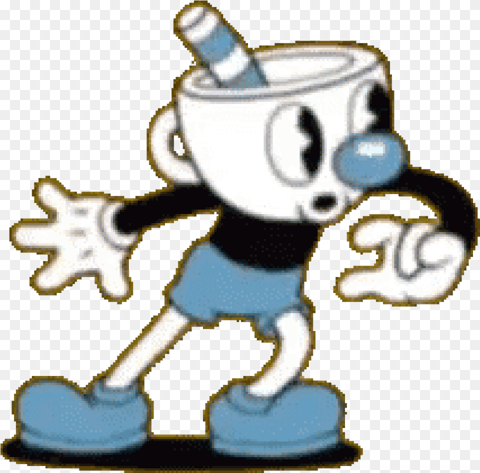 Gif Cuphead Wiki Fandom Powered Mugman, Baby, Person, Smoke Pipe Free Transparent Png