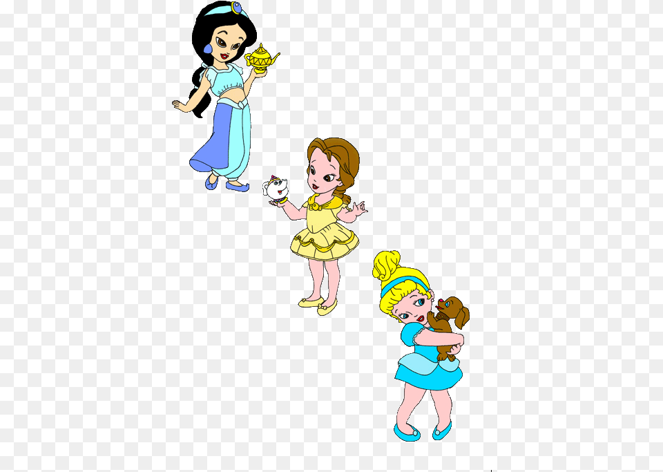 Gif De Princesas Bebs De Disney Baby Disney, Cartoon, Person, Face, Head Free Png Download