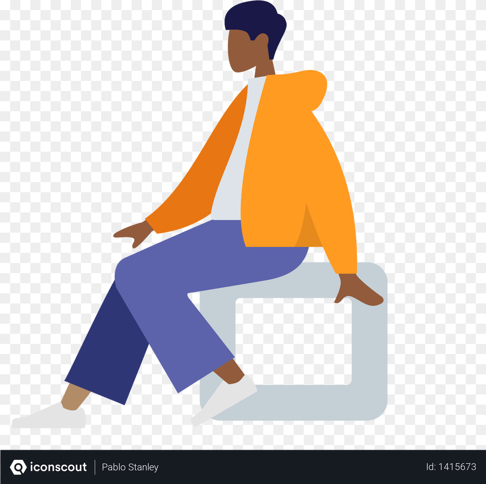 Gif Dribbble, Clothing, Pants, Person, Sitting Png