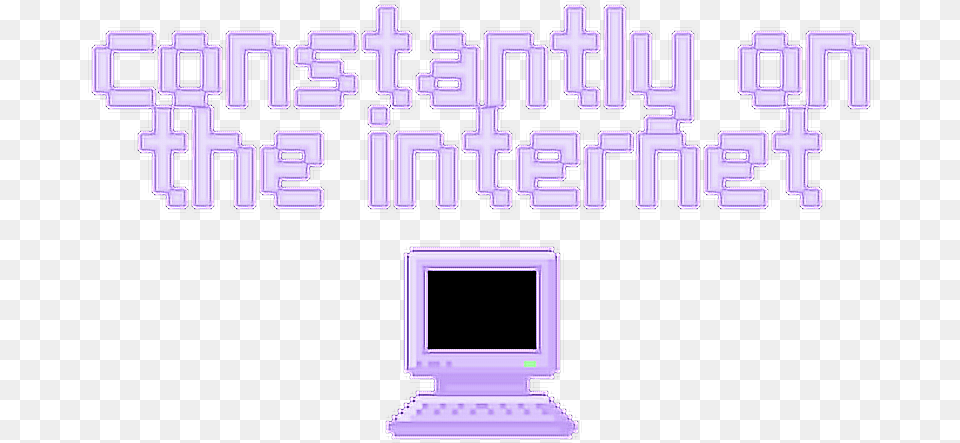 Gif Image Pixel Transparency Internet Transparent Pastel Purple Aesthetic, Computer Hardware, Electronics, Screen, Hardware Free Png Download