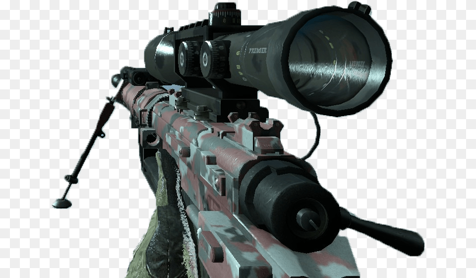 Gif Picture Mw2 Intervention, Firearm, Gun, Person, Rifle Png Image