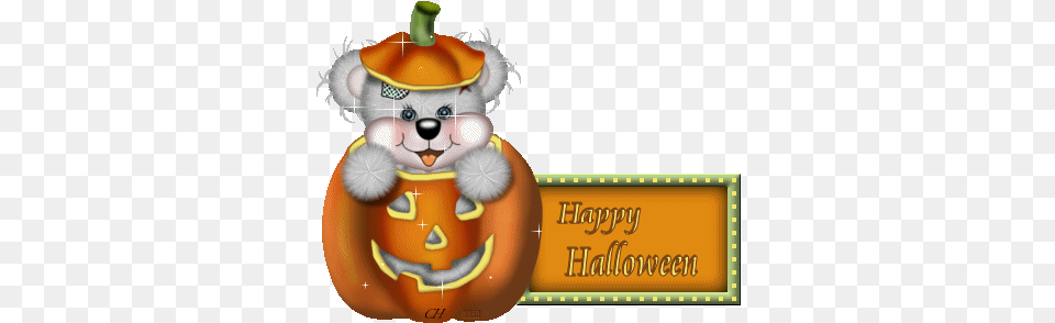 Gifs Animados Para Saludar En Halloween Animated Happy Halloween, Food, Plant, Produce, Pumpkin Png