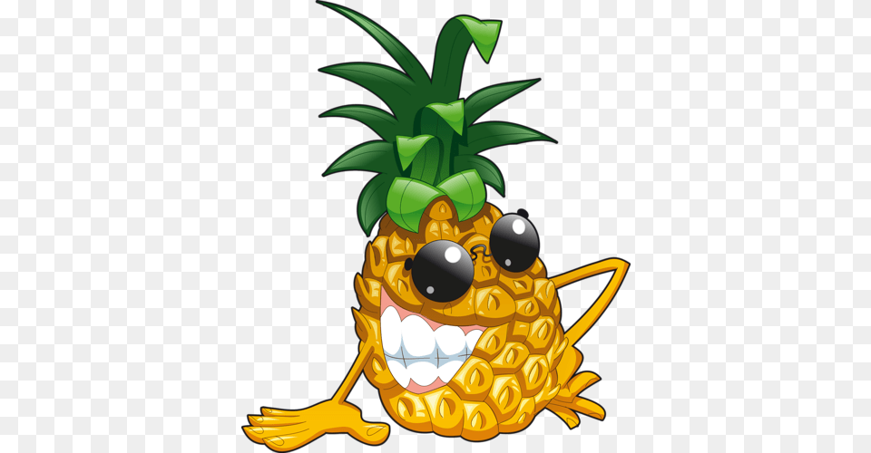 Gifs Divertidos Smiley Faces Fruit Funny, Food, Pineapple, Plant, Produce Free Transparent Png