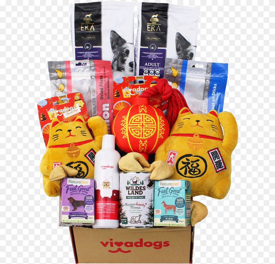 Gift Basket, Plush, Toy, Animal, Canine Free Png