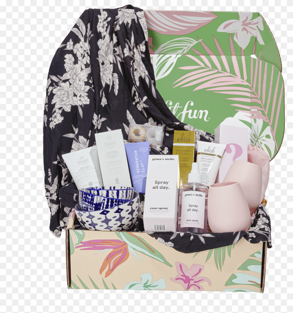 Gift Basket, Woman, Adult, Person, Bottle Free Png