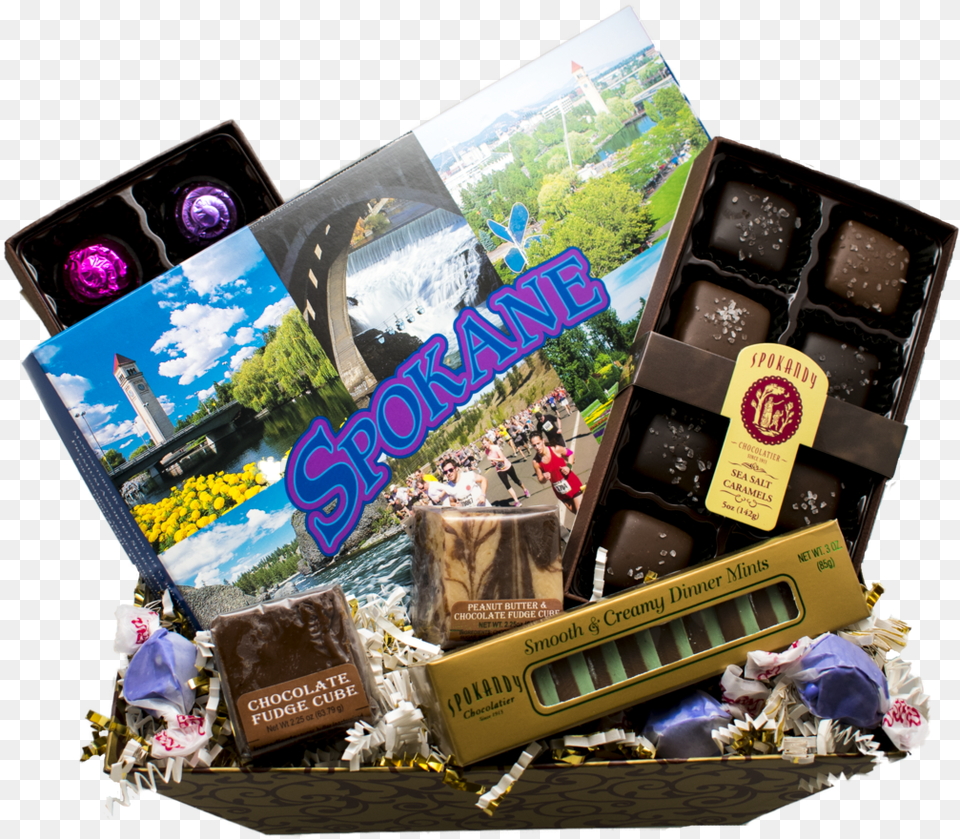 Gift Baskets, Chocolate, Dessert, Food, Sweets Png Image