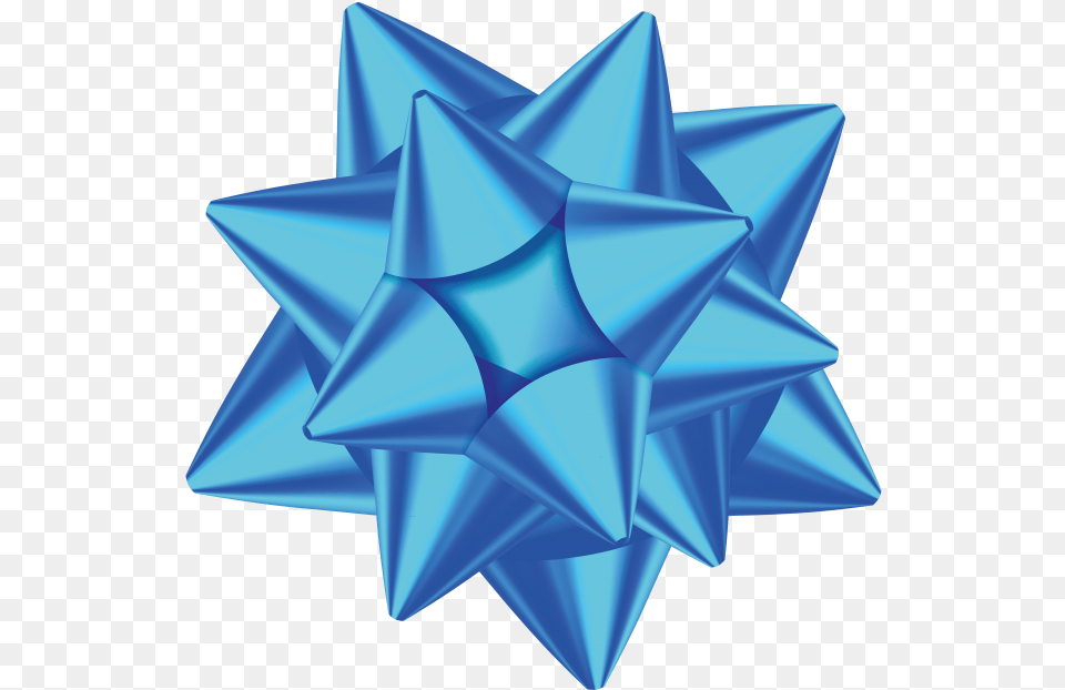 Gift Bow Blue Gift Ribbon, Symbol, Star Symbol, Paper Free Png