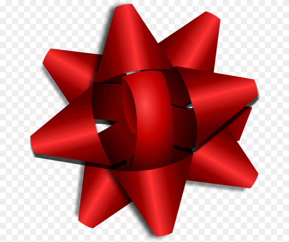 Gift Bow Christmas Gift Bow Clipart, Dynamite, Weapon, Star Symbol, Symbol Free Png Download