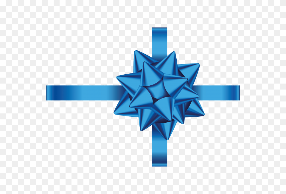 Gift Bow Transparent Image, Symbol, Star Symbol Free Png Download