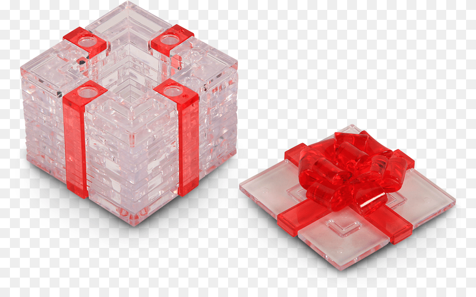Gift Box 3d Crystal Puzzle 3d Crystal Puzzle Gift Box Free Transparent Png