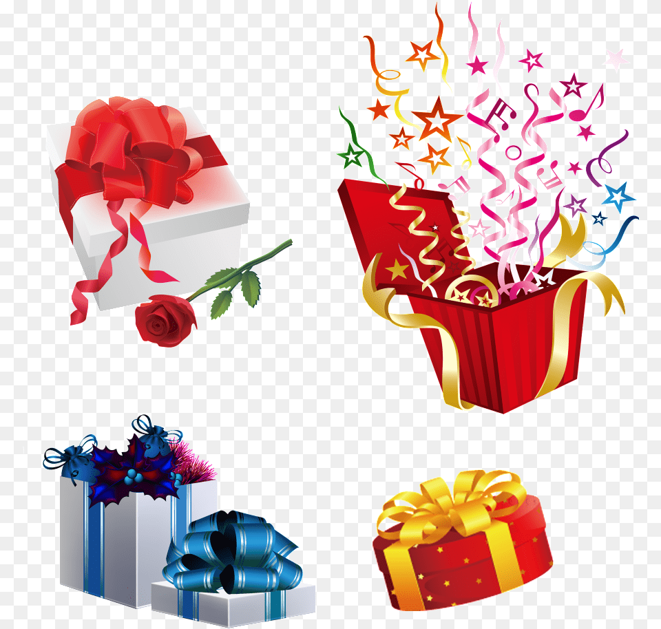 Gift Box Portable Network Graphics, Flower, Rose, Plant, Weapon Free Png