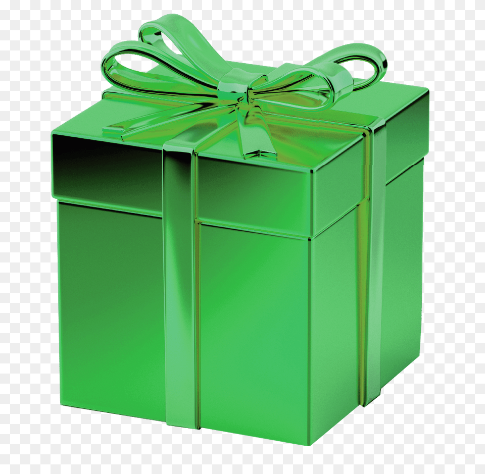 Gift Box Background Clipart Green Gift Box Background, Mailbox Free Transparent Png