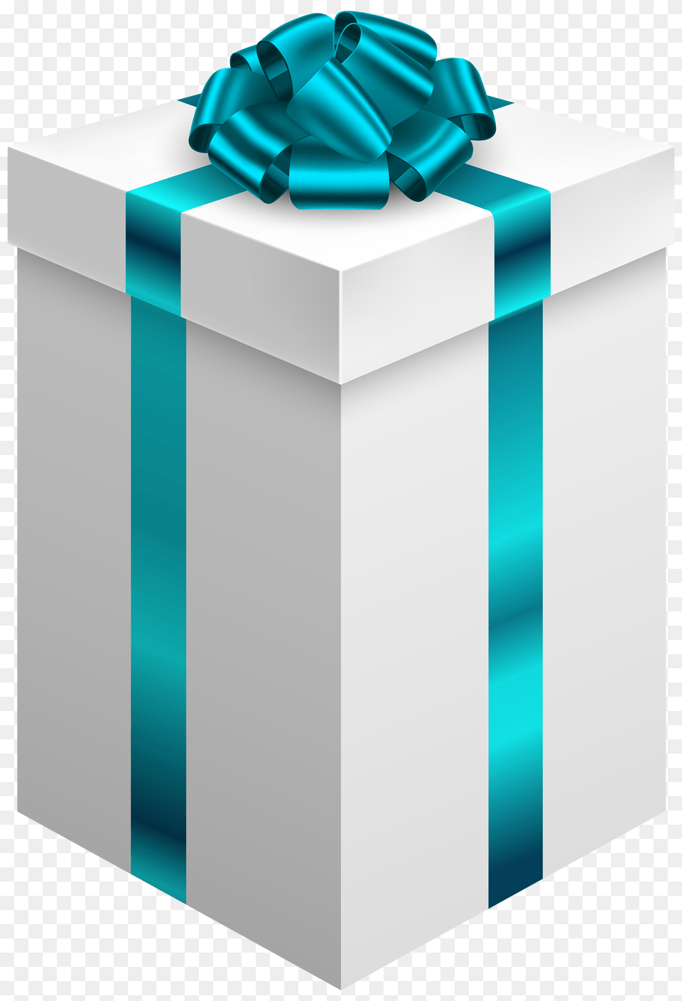 Gift Box With Blue Bow Clipart, Mailbox Free Png Download