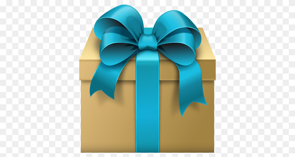 Gift Box With Blue Bow Clipart Clip Art Gifts Free Png Download